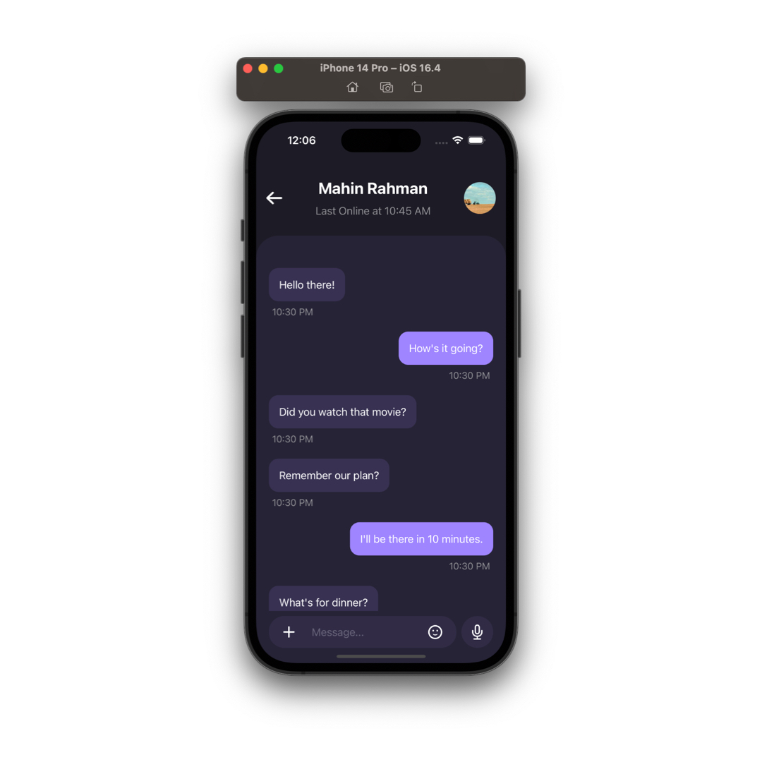 chatbox screen